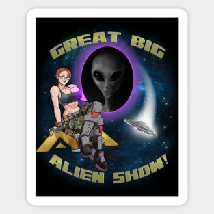 Great Big Alien Show, Design2 Sticker